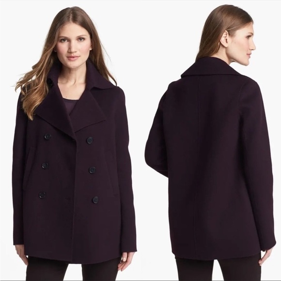 Vince Jackets & Blazers - Vince Mulberry Wool Pea coat